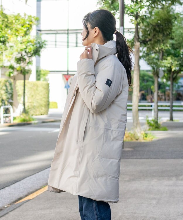 F/ACSION YUKIZURI ダウンコート GREIGE