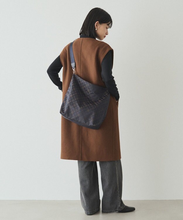 russet ナイロンジャガード2WAYショルダーバッグ(CE-1622) Purple/BR