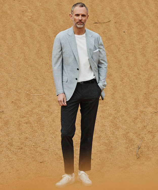 GOTAIRIKU 圧倒的清涼感・８つの機能美【接触冷感/通気性/軽量/撥水…等】クールドッツ セットアップパンツ（24年モデル） グレー系8