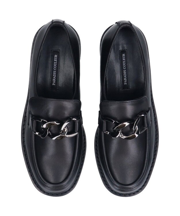 Bridget Birkin 【PARADIS COULEUR】チェーンローファー ブラック