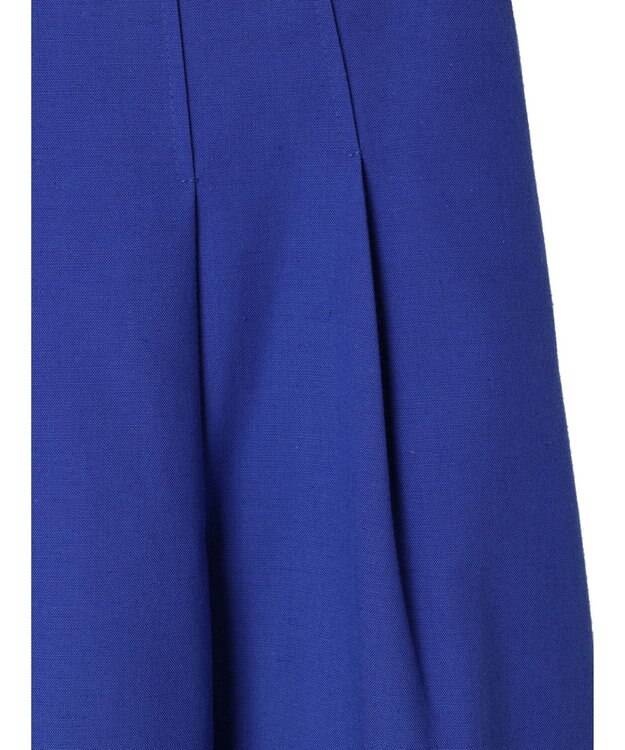 Green Parks 綿麻混フレアスカート Black