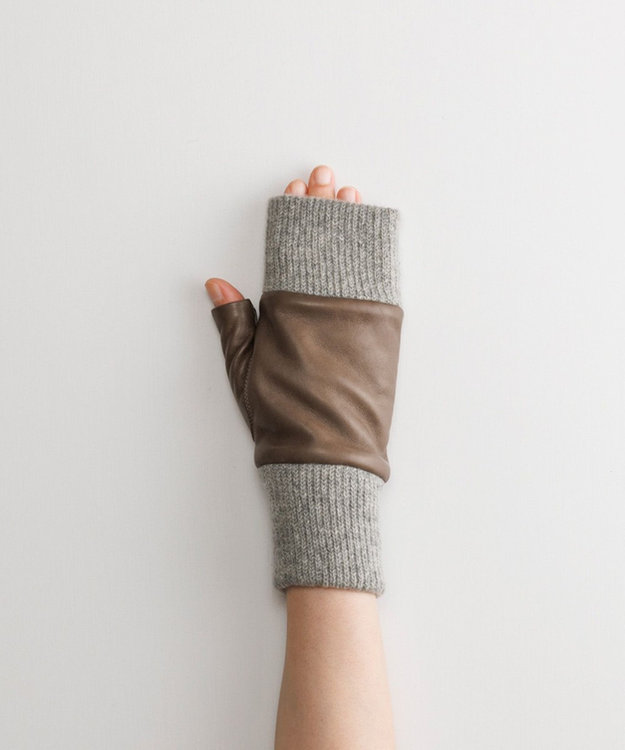 ORuKuBET Italian Sheep  Finger Free (WOMEN)【日本製・数量限定】 グレージュ2