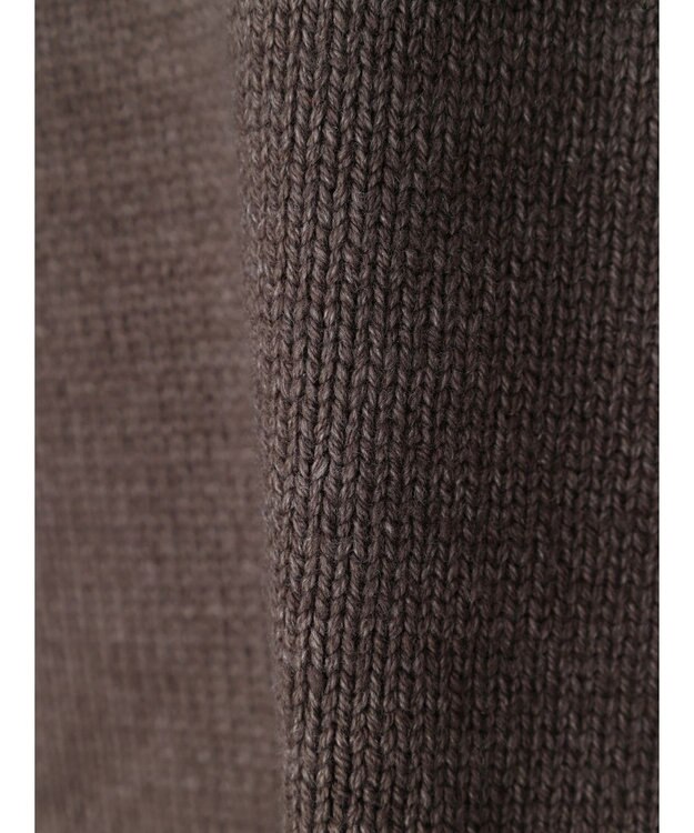 CRAFT STANDARD BOUTIQUE シャツドッキングニットプルオーバー Brown Mixture