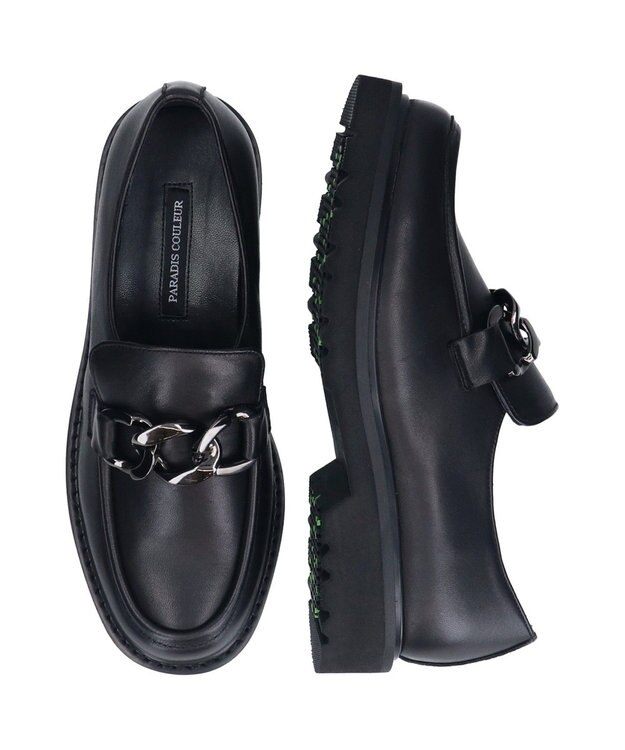 Bridget Birkin 【PARADIS COULEUR】チェーンローファー ブラック