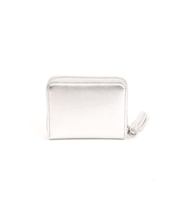 UNBILLION ペルケ perche / マルチスタッズ・ジャバラカードウォレット ライトシルバー
