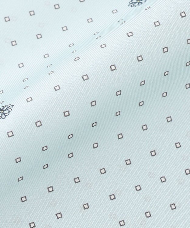 J.PRESS LADIES スクエアドット 剣先 スカーフ サックスブルー系5