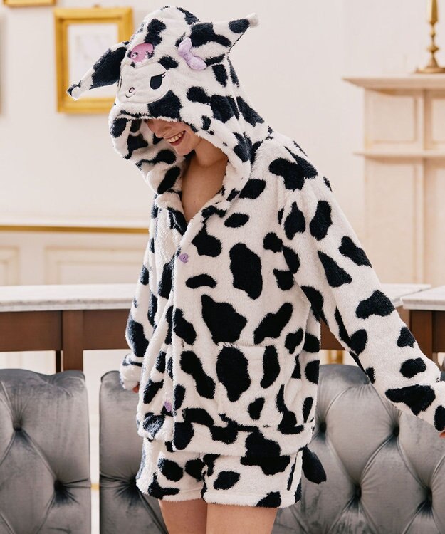 San-ai Resort（三愛水着楽園） 【SALE】温活にもぴったり！クロミショートパンツセット 【northerly】【サンリオキャラクターズ×San-ai Resortコラボ】 ブラック