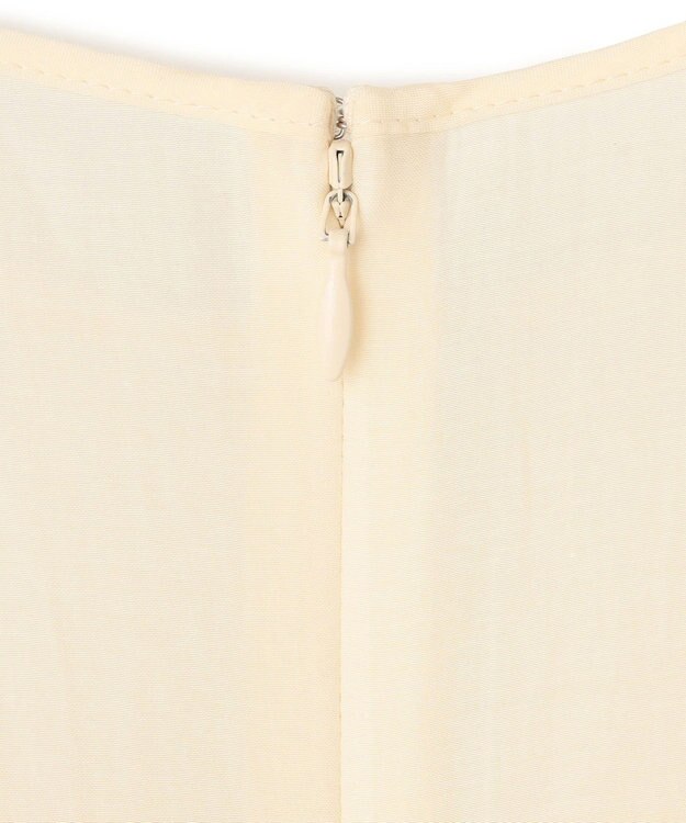 uncrave ウォッシャブルダブルクロス ビスチェブラウス(フレンチスリーブ) エクリュ