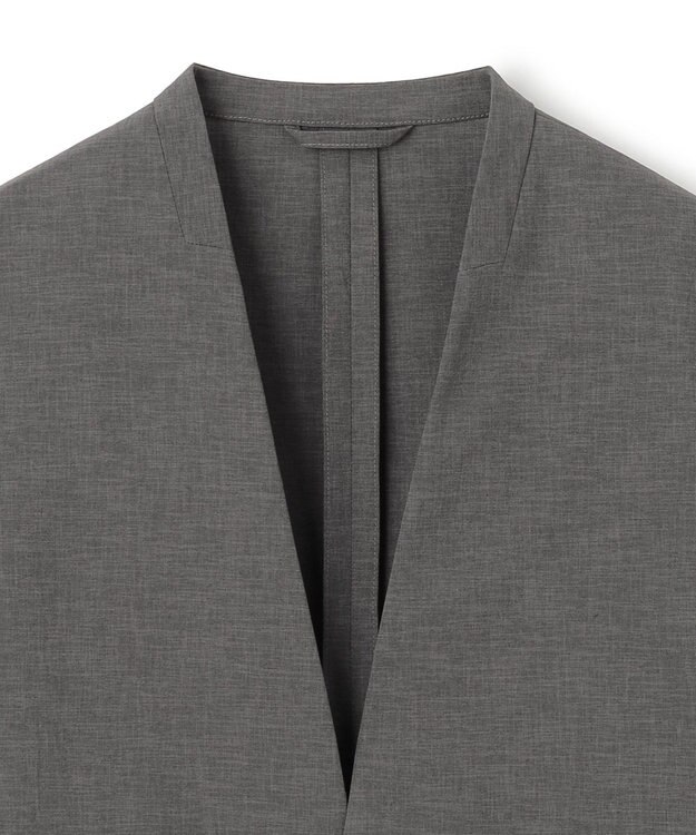 UNFILO MENS TENNEN TOUCH ノーカラージャケット [24年春夏商品] グレー