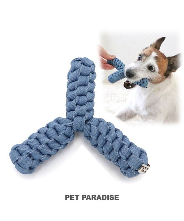 PET PARADISE ペットパラダイス デニムトイ《編み》 デニム