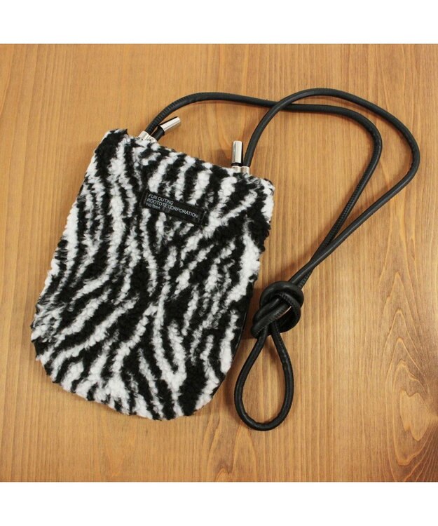 ROOTOTE 1336【スマホショルダー】LT.ベビールー.ボア-A 01：ゼブラ