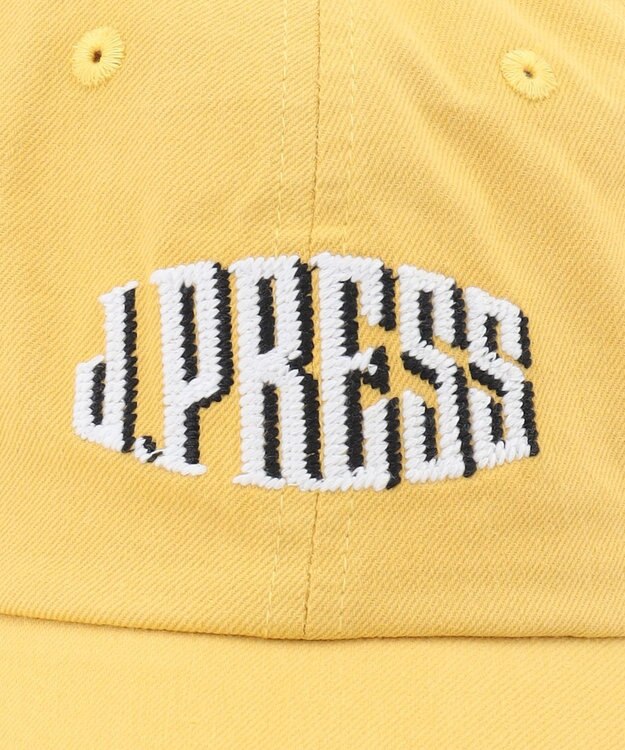 J.PRESS MEN 【J.PRESS ORIGINALS】【UNISEX】Cotton Twill J.PRESS Logo Cap イエロー系
