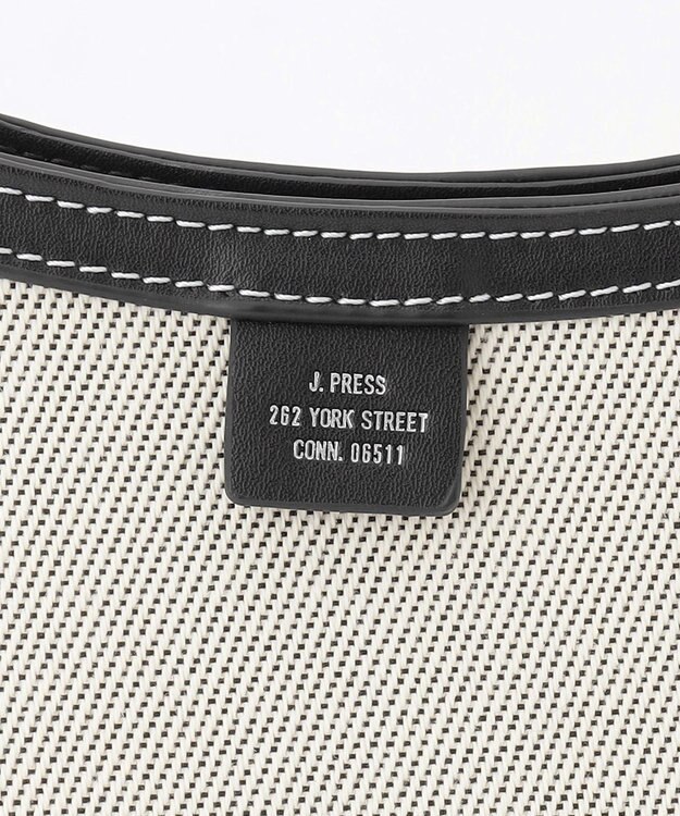 J.PRESS LADIES 【2way】キャンバス ショルダー バッグ ブラック系