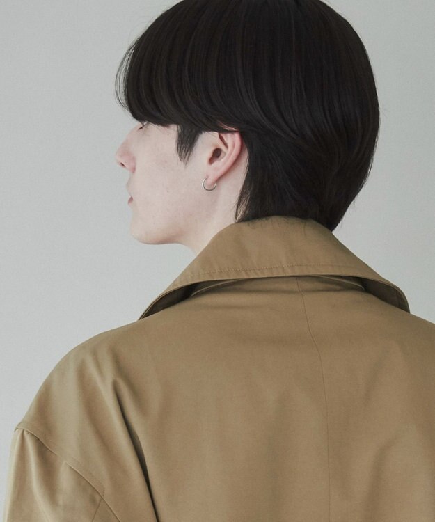 WEGO 【ユニセックス着用ITEM】ショートトレンチジャケット ベージュ