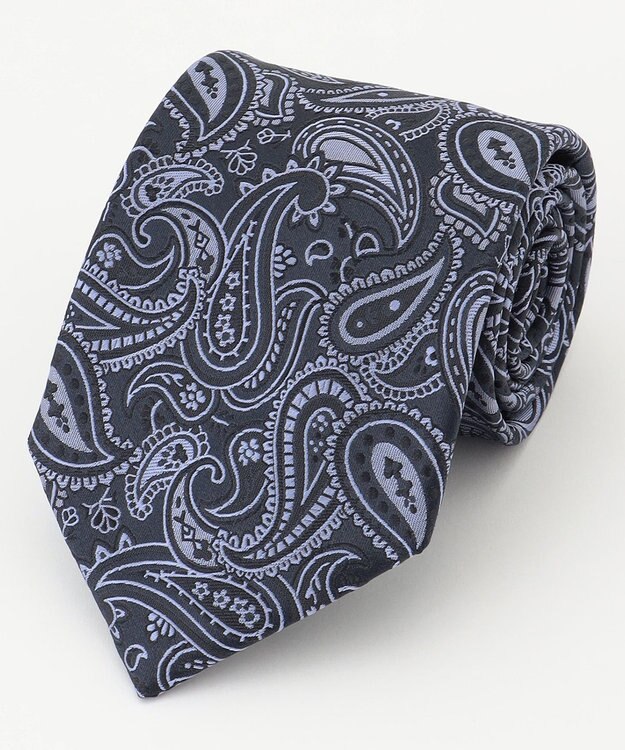 KASHIYAMA KASHIYAMAオリジナル【JAPAN MADE】ペイズリーネクタイ ブルー
