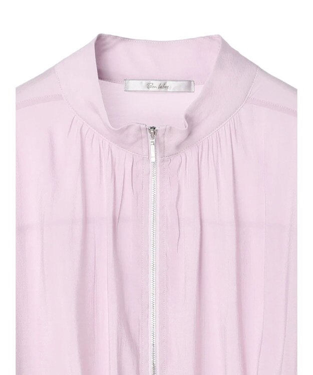 Green Parks Ｂ．シアーギャザーブルゾン Purple