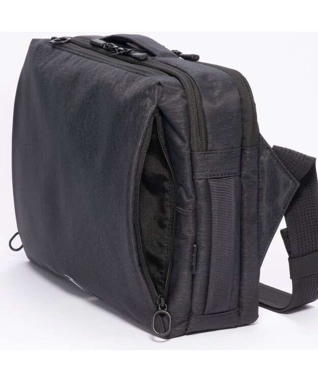 ACE BAGS & LUGGAGE ace. エース ハンスリーSDH ショルダーバッグ ボディバッグ B5ファイル 杢調生地  67791 ブラック