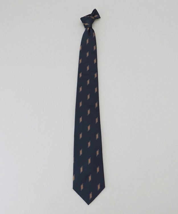 GOTAIRIKU GOTAIRIKU別注【日本製】シルク ネクタイ_ダイヤ柄 ネイビー系8