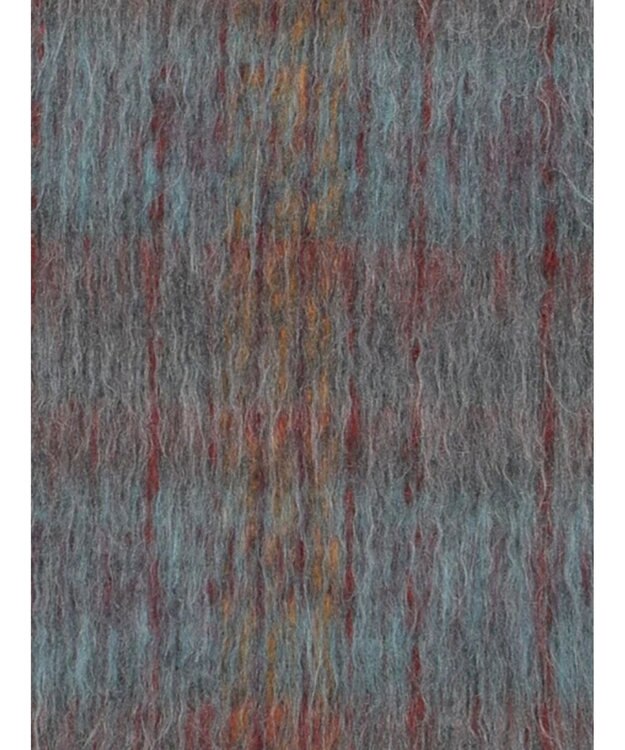 Te chichi シャギーチェックスカート グレー