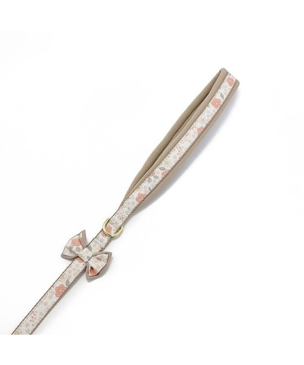 PET PARADISE 花柄 リード【ＳＳ~Ｓ】 小型犬 茶系