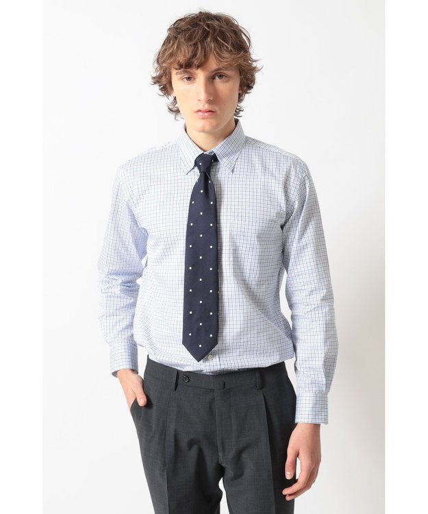 DAKS シルクジャカード 7フォールドタイ ラベンダー