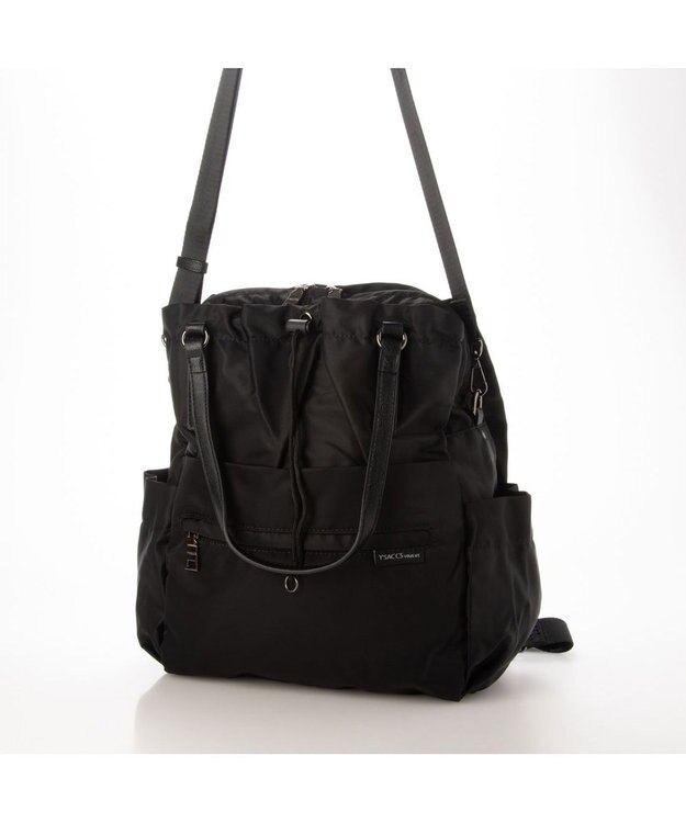 Y'SACCS 【Y’SACCS vous et】ポーチ付き4WAYリュック ブラック