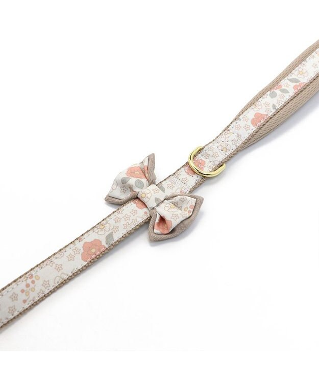 PET PARADISE 花柄 リード【ＳＳ~Ｓ】 小型犬 茶系