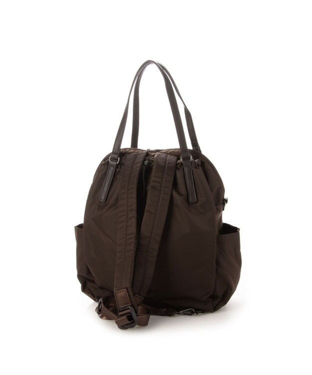 Y'SACCS 【Y’SACCS vous et】ポーチ付き4WAYリュック チョコ