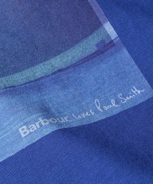 Paul Smith Paul Smith Loves Barbour Scoop Tシャツ ブルー