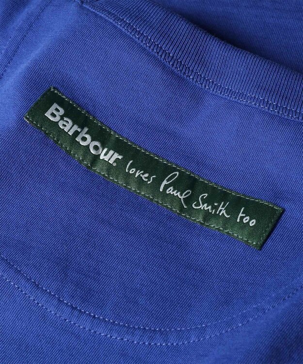 Paul Smith Paul Smith Loves Barbour Scoop Tシャツ ブルー