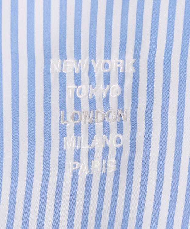 ICB 【30th ANNIVERSARY】LONDONストライプシャツ オフホワイト×ブルーストライプ