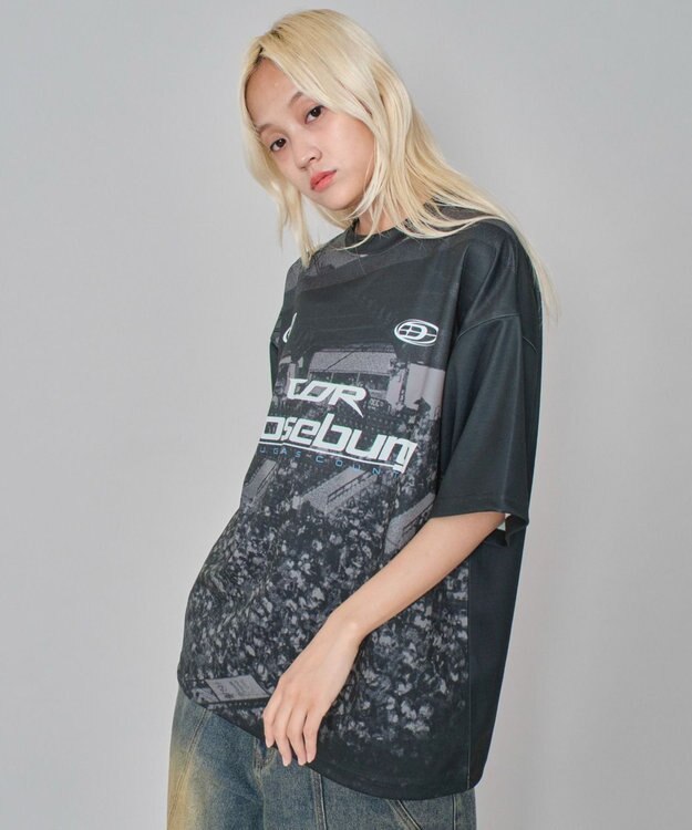 WEGO 【ユニセックス着用/MLサイズ展開】フォトゲームグラフィックT（SS） ブラック