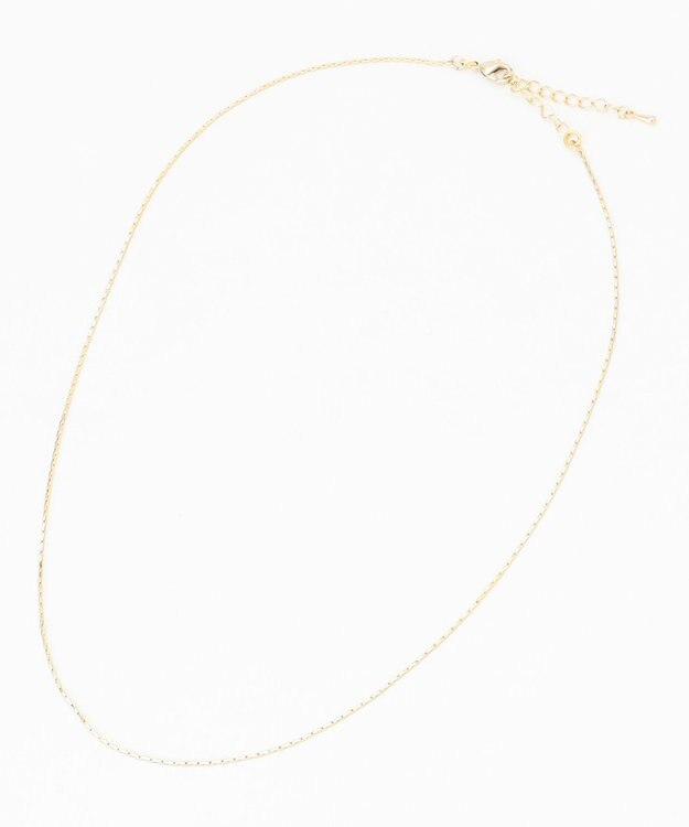 組曲 フラワービジューチェーンネックレス ゴールド系