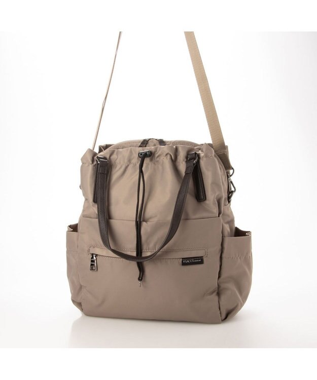 Y'SACCS 【Y’SACCS vous et】ポーチ付き4WAYリュック ベージュ