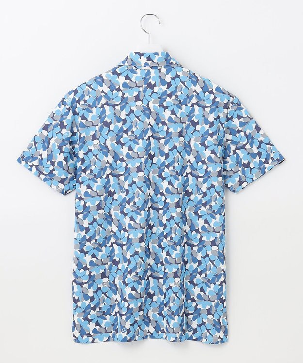 23区GOLF 【MEN】ＳＡＫＵＲＡモチーフプリント 半袖シャツ ネイビー系5