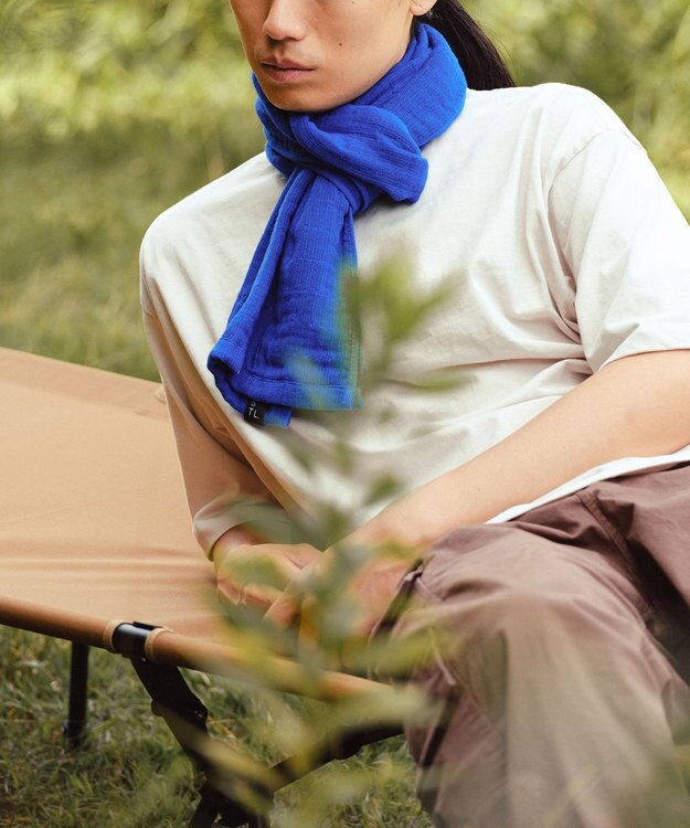 SHINTO TOWEL 【2.5-PLY GAUZE】 ロングタオルマフラー Deep Blue