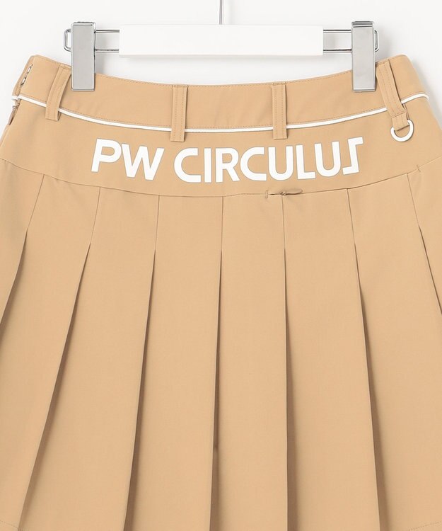 PW CIRCULUS 【WOMEN】【洗える/撥水/ストレッチ】プリーツ スカート ゴルフウェア レディース ベージュ系