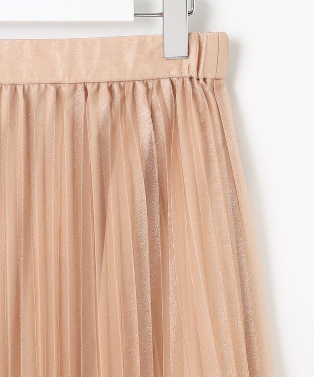 Feroux シャイニープリーツスカート ベージュ系
