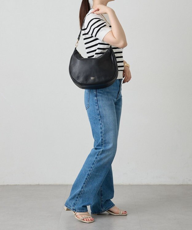 russet 2WAYショルダーバッグ【ソフトレザー】(CE-1447) Black