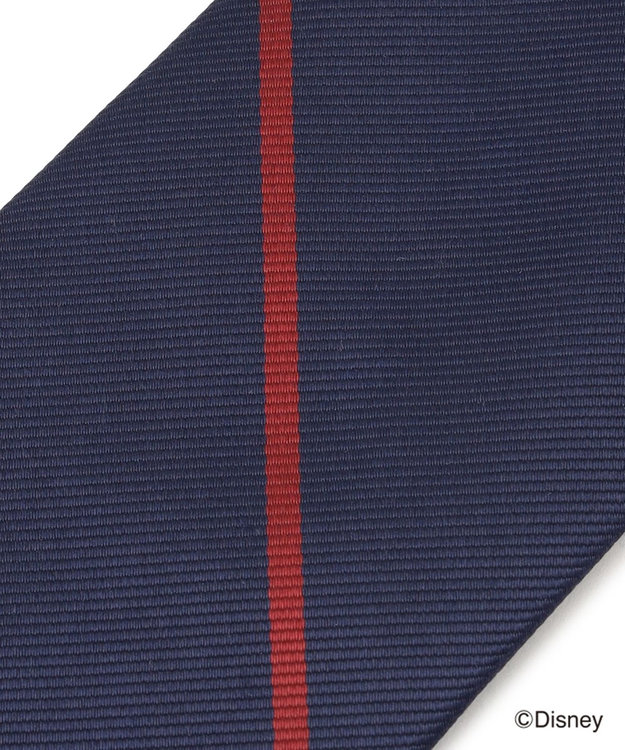 J.PRESS MEN 【DISNEY COLLECTION】シルクレップレジメンタル ネクタイ / ミッキーマウス ワイン系1