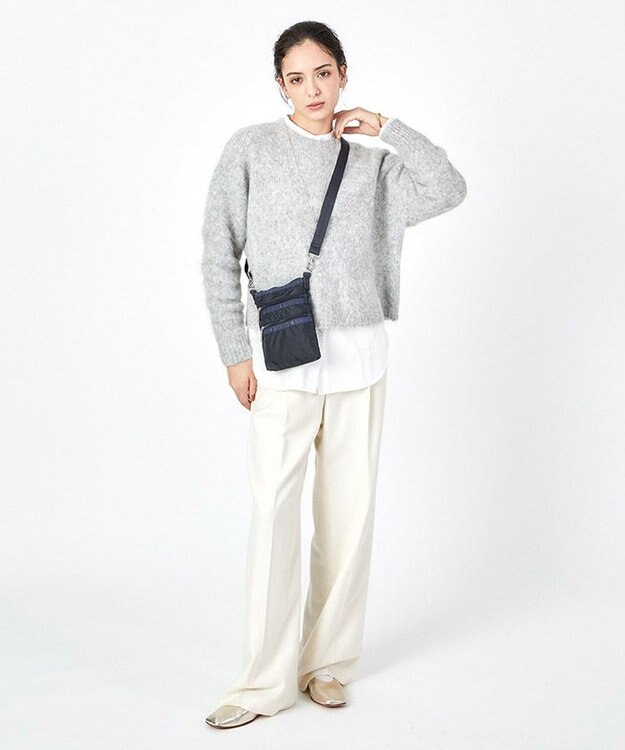 LeSportsac 3 ZIP CROSSBODY/ディープシーブルー ディープシーブルー