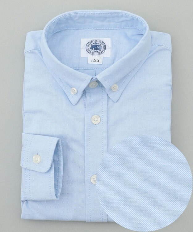 J.PRESS KIDS 【110-130cm】ドレスオックス シャツ サックスブルー系