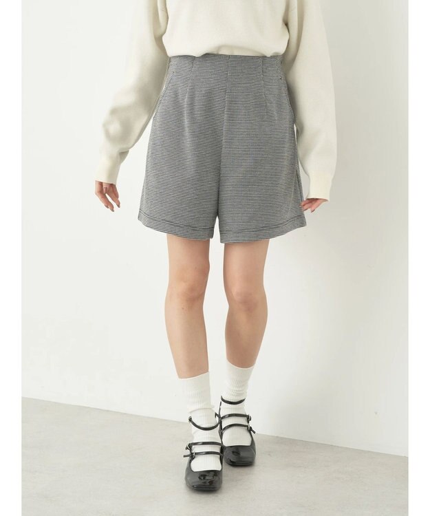 earth music&ecology ショートパンツ（千鳥柄） Hounds Tooth