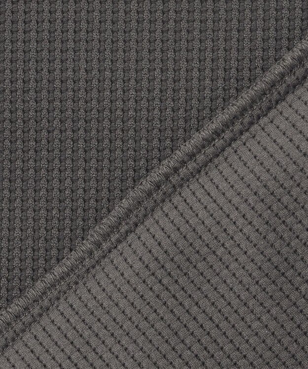 PW CIRCULUS 今が旬トップス！【ドライな肌触り / UV遮蔽率98.9% UVカット / ストレッチ】【MEN】ワッフルハーフジップトップス  ゴルフ グレー系