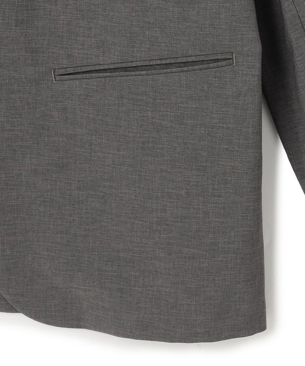 UNFILO MENS TENNEN TOUCH ノーカラージャケット [24年春夏商品] グレー