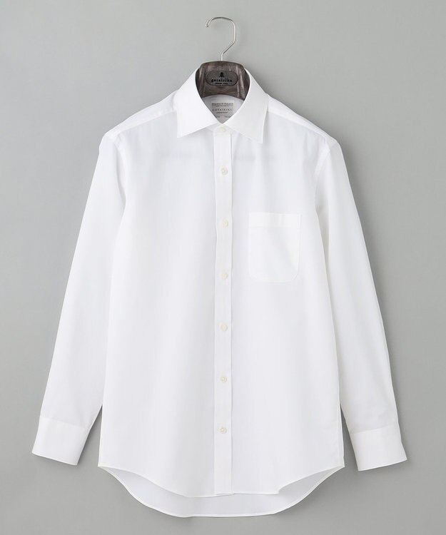 GOTAIRIKU 【形態安定】PREMIUMPLEATS_セミワイド 通年ドレスシャツ ホワイト系8