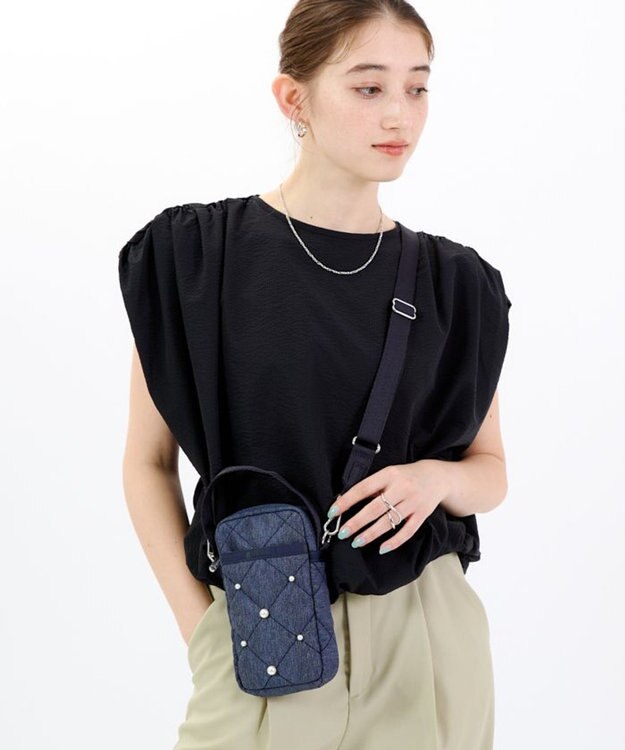 LeSportsac MINI PHONE W PEARLS/トワイライトパール トワイライトパール
