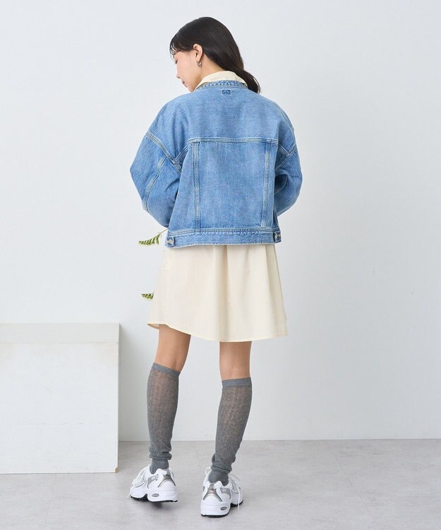 earth music&ecology Ｌｅｅ　×　ｅ．ｍ．ａ．ｅ．　ライダースジャケット Indigo