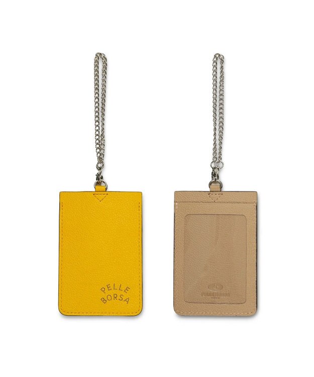 PELLE BORSA ICカードケース Very Goods ベリーグッズ 7208 イエロー