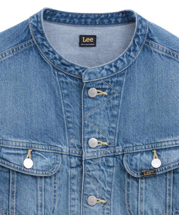 earth music&ecology Ｌｅｅ　×　ｅ．ｍ．ａ．ｅ．　ライダースジャケット Indigo